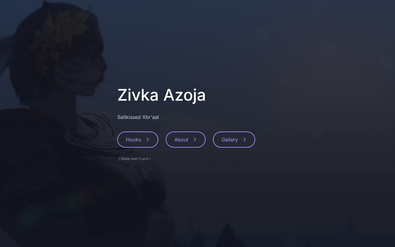 Carrd profile picture for @zivka